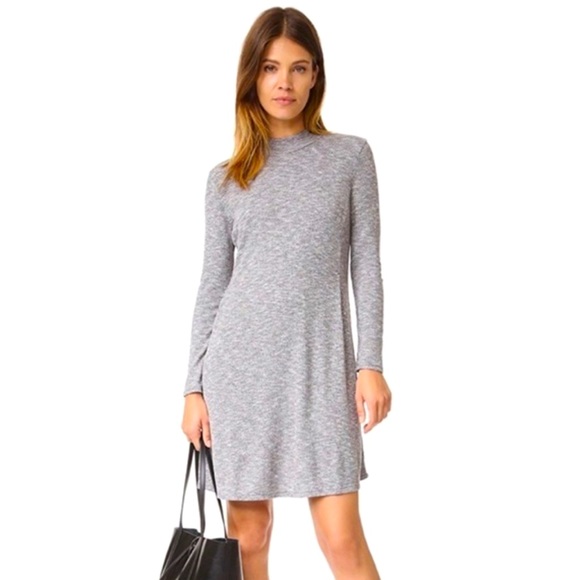 MADEWELL Gray Knit Mock Neck XS - Picture 1 of 7